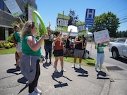 Nurses protest outside Providence Milwaukie Hospital on June 19, 20204 during the second day of a planned three-day strike involving ore than 3,000 nurses at six Providence Health hospitals. Contracts between Providence and Oregon Nurses Association members have expired at all those sites, and the two sides have been negotiating since last fall.