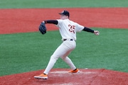 Oregon State right-hander Jacob Kmatz was one of three Beavers to be selected in the MLB draft on Monday.