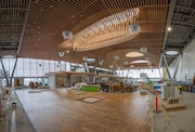 A renovation underway at Portland International Airport is nearing completion. The Port of Portland, which operates the airport, now says the work will be unveiled in August.