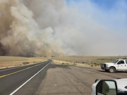 Eight large wildfires are now burning across Oregon, with the largest topping 100,000 acres, according to the Northwest Interagency Coordination Center. 
