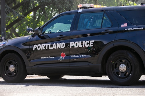 A Portland Police cruiser