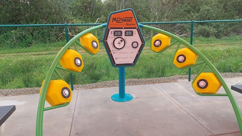 A play structure at Anchor Street Park