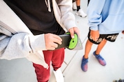 The North Clackamas School District will be the first district in the Portland metro area to purchase locking cell phone pouches for all of its middle and high school students, starting next fall.