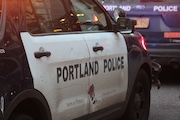 Portland Police cars.