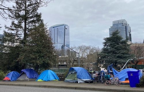 homeless camp