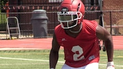 Shaker Heights' Trey McNutt defends a pass Wednesday, July 19, 2023, during a seven-on-seven scrimmage against Twinsburg and Barberton.